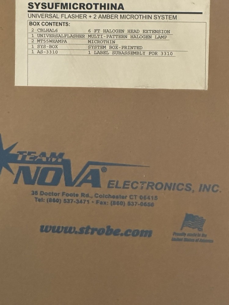 Sound off signal universal solid state flasher & 2 Amber multi pattern Light Kit