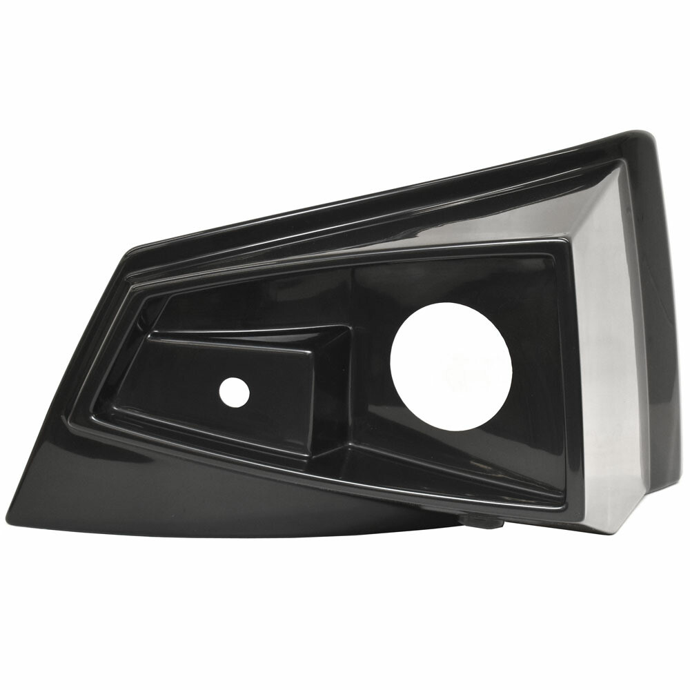 Tracker Boat Blank Speaker Side Panel | w/ LED Light Black Plastic