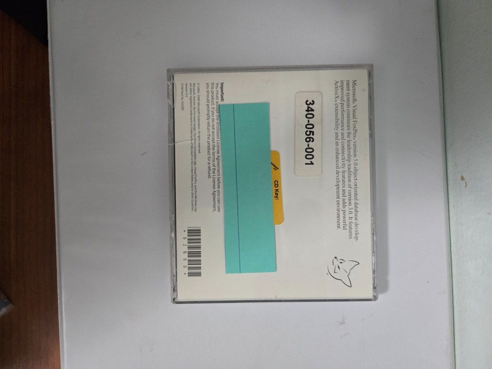 Microsoft Visual FoxPro Professional Edition Version 5.0