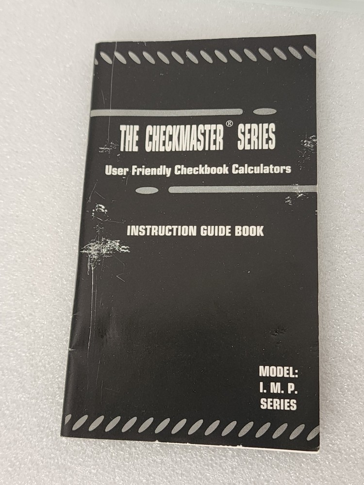 Vintage Checkmaster IMP Series Checkbook Calculator