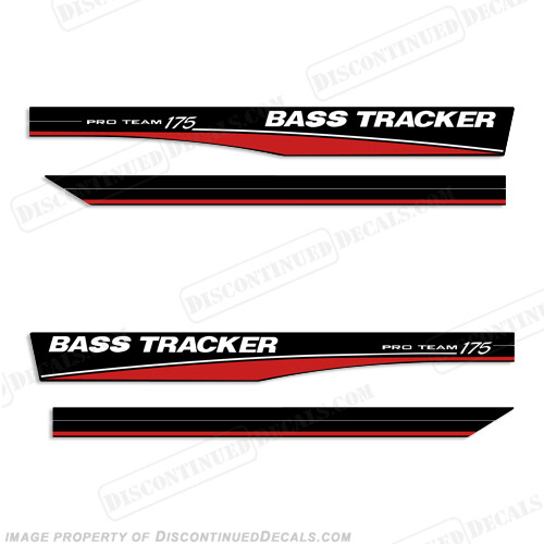 Fits Bass Tracker Pro Team 175 Decals - Red