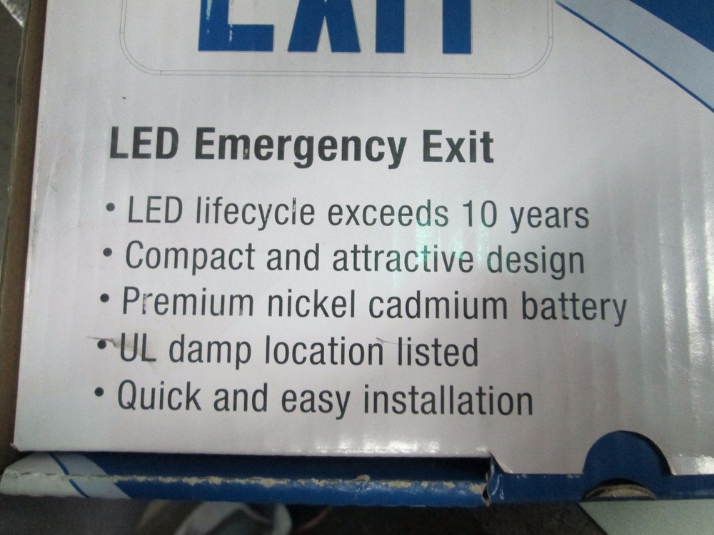 Hubbell Compass LED Emergency Exit CEG (NIB)