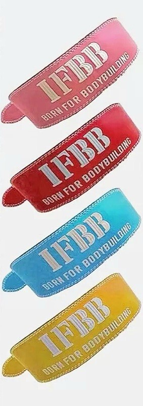 New (Pink-White) IFBB Lifting Belt - S,M,L!!!
