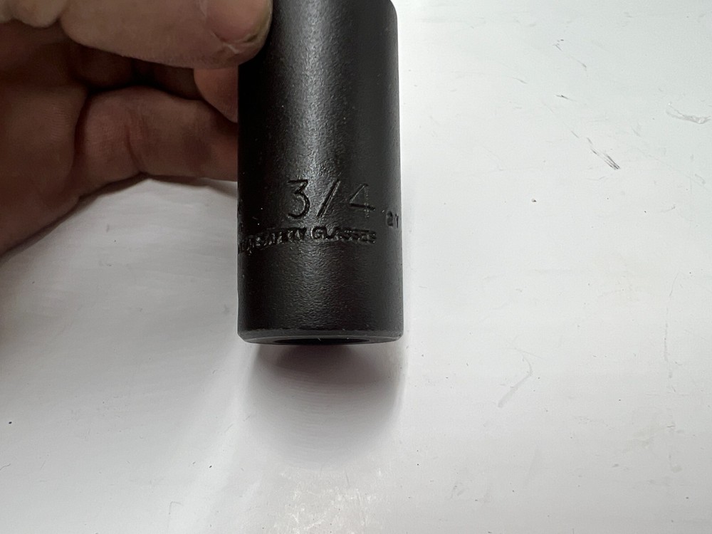 (QTY 2) PROTO J7724HT Deep Length Thin Wall Socket Made in USA