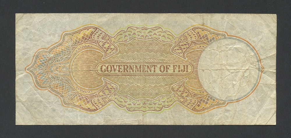 FIJI 5 shilling note 1951 KGVI Krause 37c Banknotes