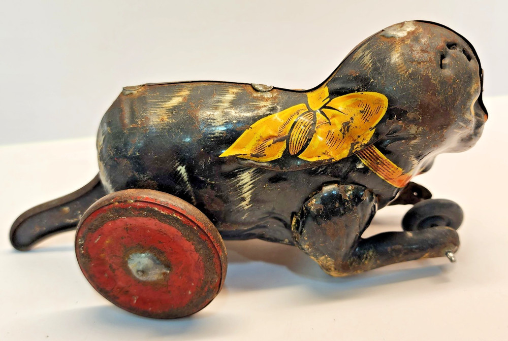 Vintage 1930's Marx Mystery Cat Pull Toy.