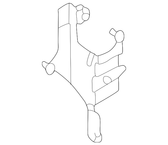 Genuine Mitsubishi Frame Side Member Reinforcement 5220BA92