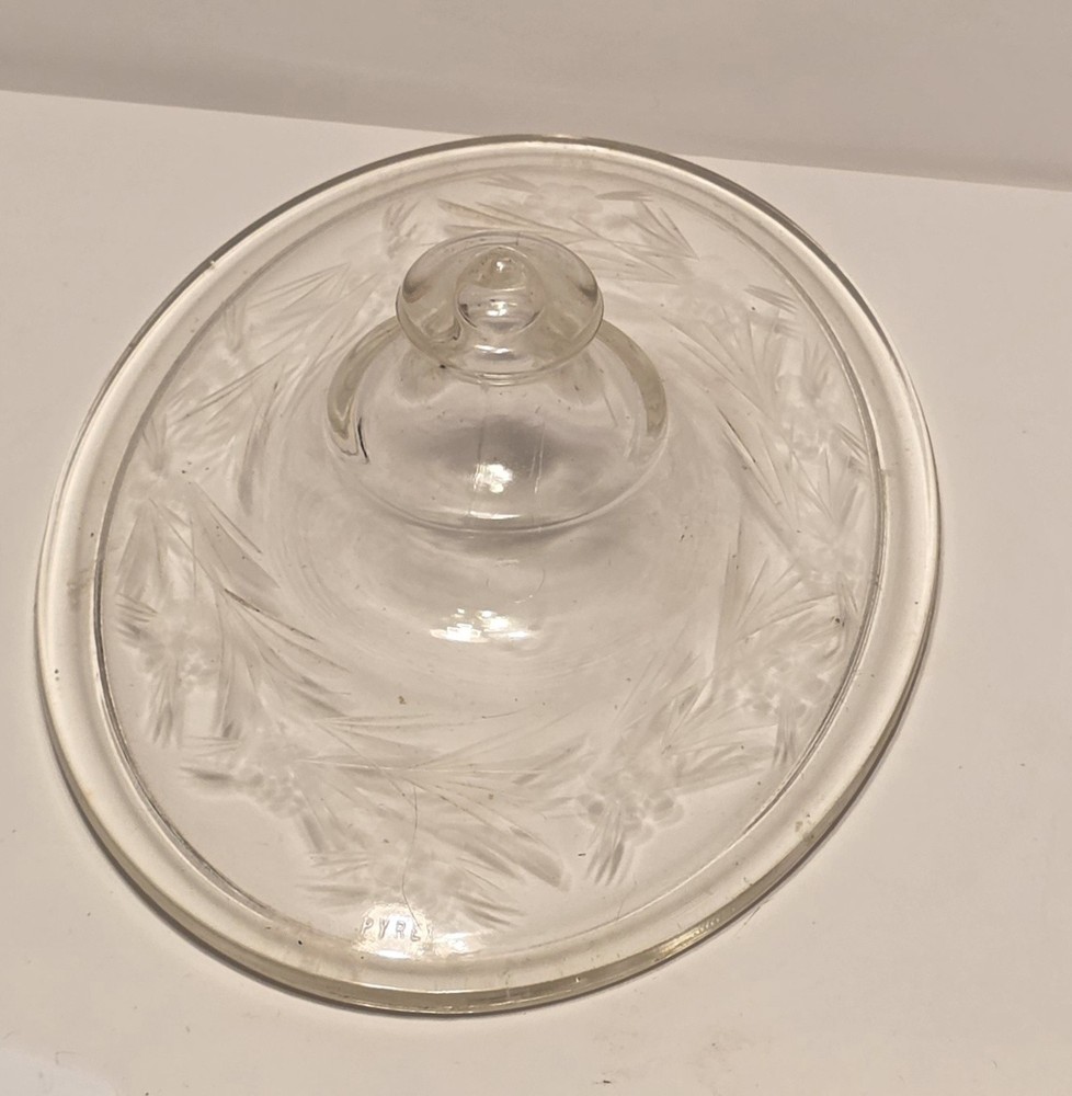 Pyrex Glass Oval 193  Victor Replacement Lid 7.75"