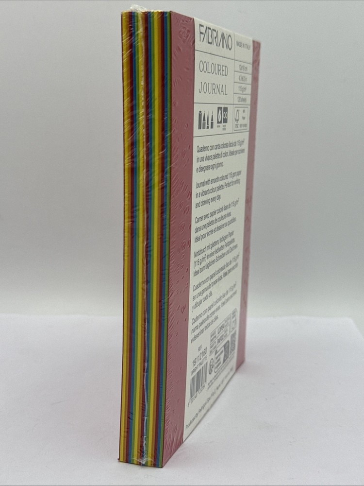 Fabriano Coloured Journal Red Bright Palette 120 Sheets