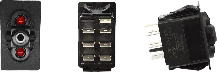 XTC Power Products Dash Switch Bodies #SW23-RR000000