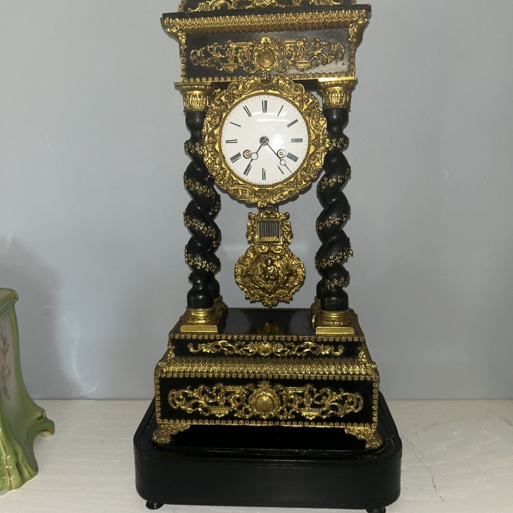 Napoleon 111 / Ebonized Wood N Guilded Bronze/ Working
