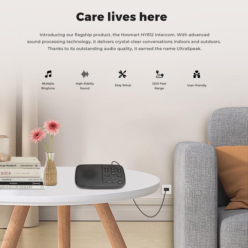 UltraSpeak Pro Wireless Intercom System 2025 Full Duplex 1200ft Range