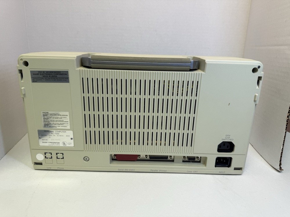 Sharp PC-7000 Vintage Personal Computer for Repair