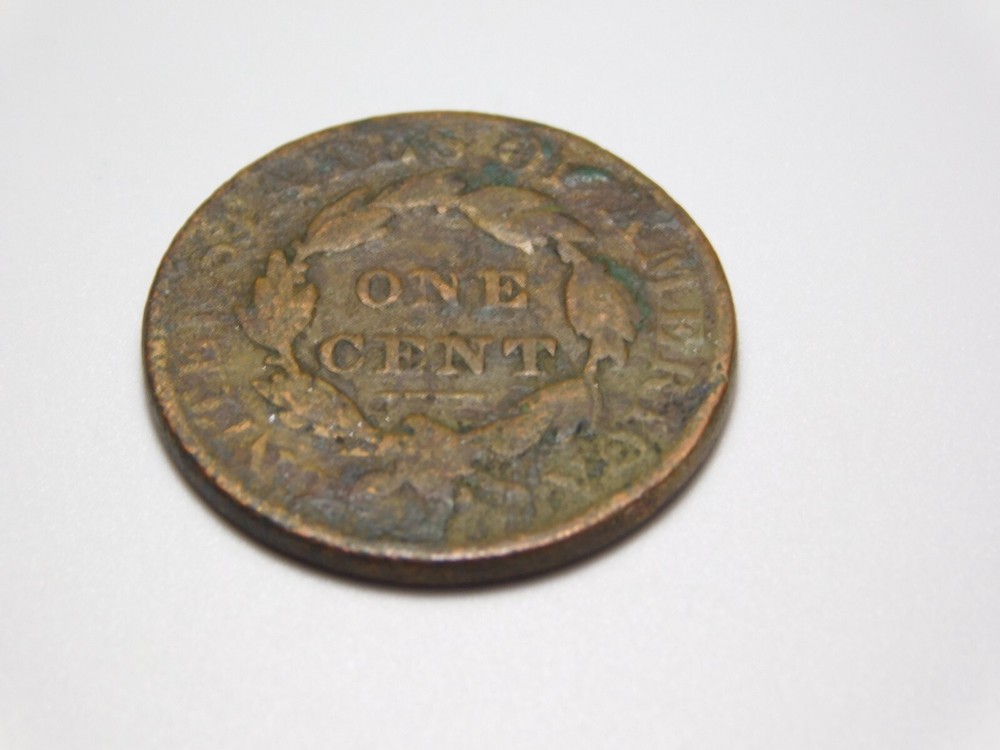 OLD US COINS 1831 CORONET HEAD LARGE CENT