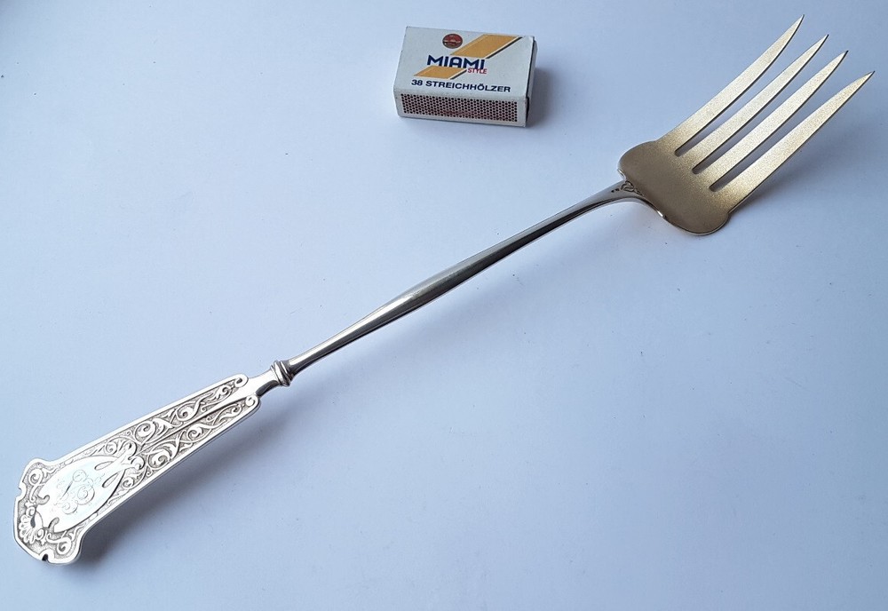Rare!!! Set Spoon + Fork J.E. Galdwell & Co Silver K226