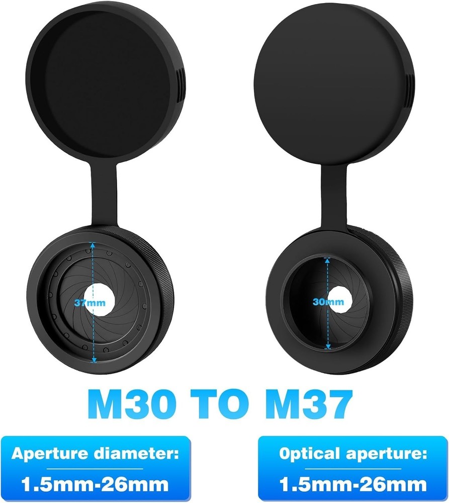 Adjustable Iris Aperture Diaphragm Filter Pack M30 37 Iris Aperture Diaphragm 88
