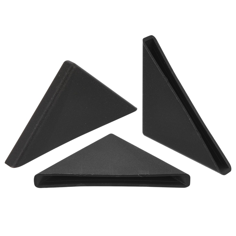 20Pcs Corner Protectors 3x50mm Plastic Right Angle Corner Guards Cushion Black