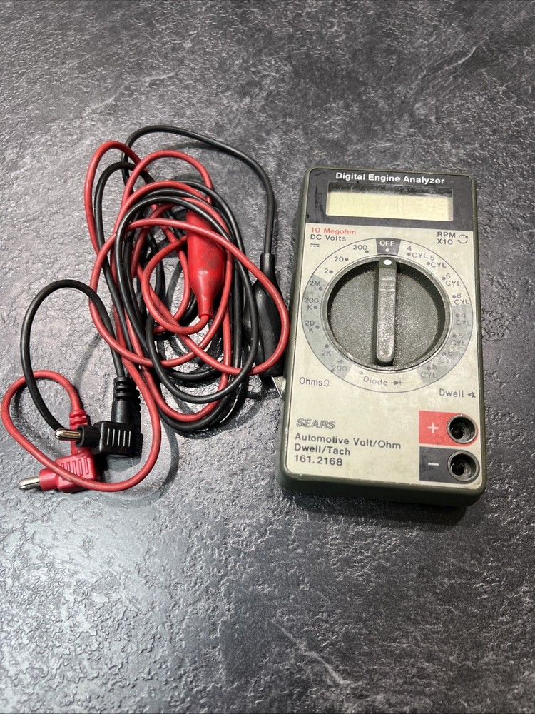 Sears Digital Engine Analyzer Automotive Multimeter