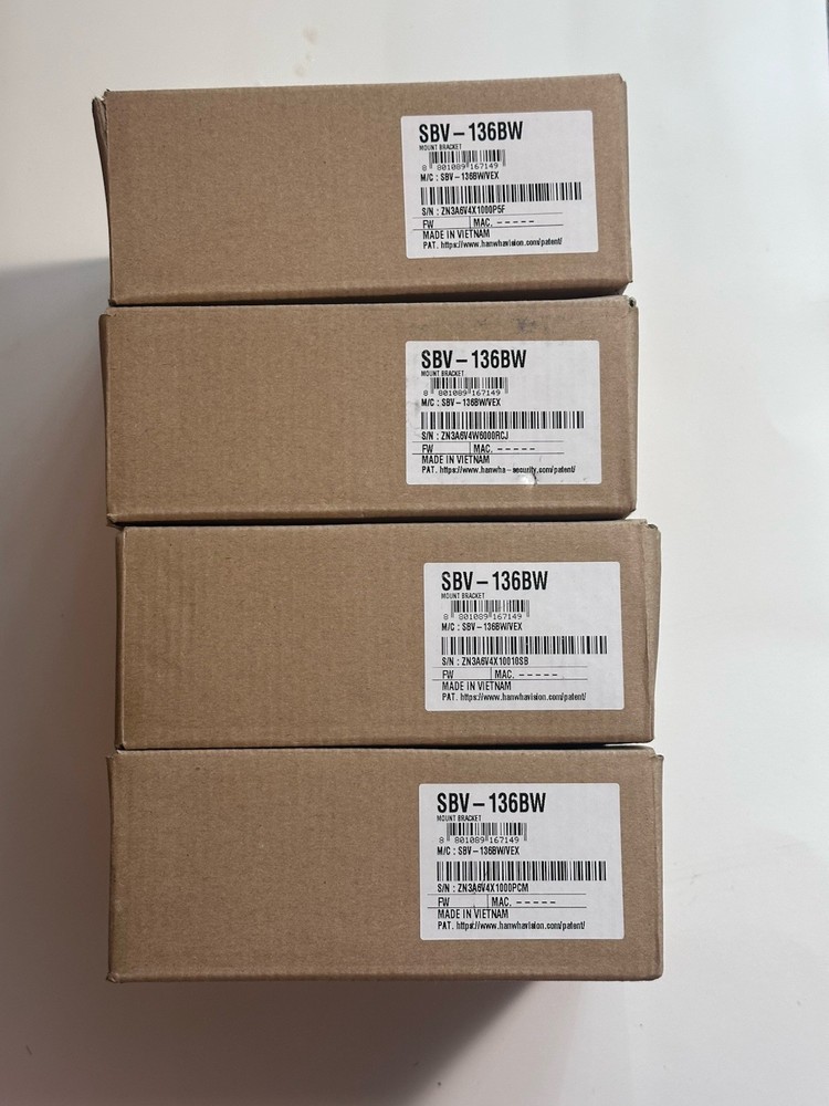 Hanwha Vision SBV-136BW Mount Bracket - Open Box