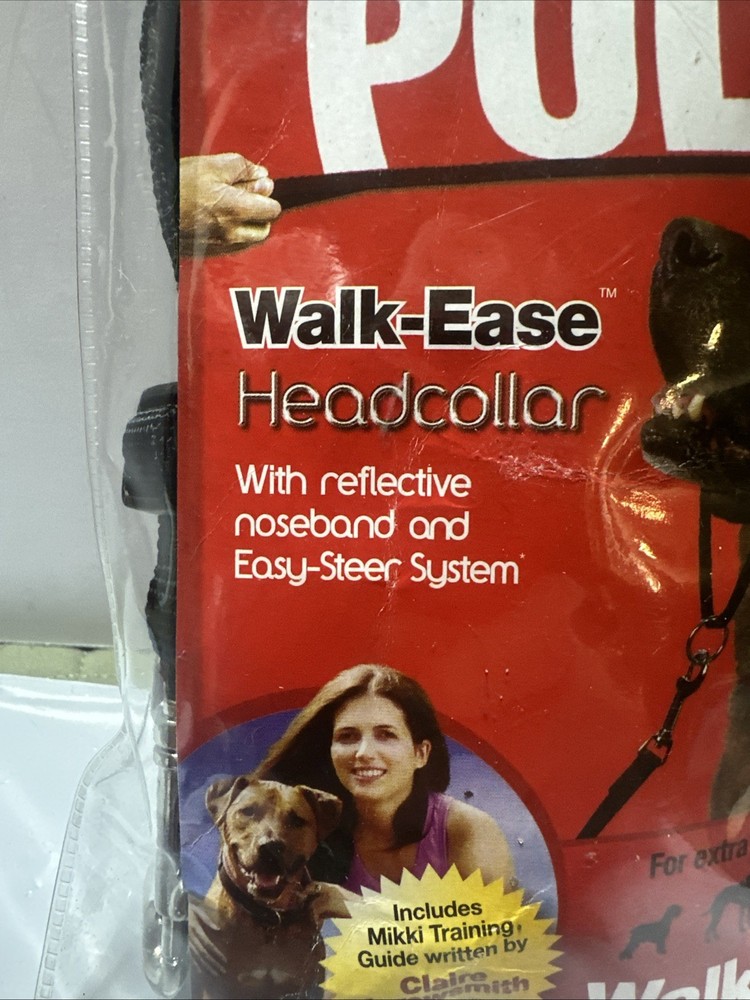 Mikki Extra Large Walk Ease Headcollar , Reflective Nose Band .