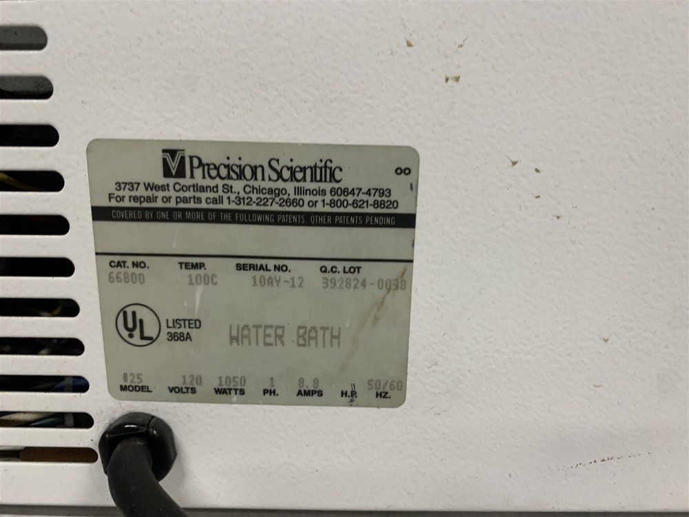 PRECISION SCIENTIFIC SHAKER WATER BATH 25