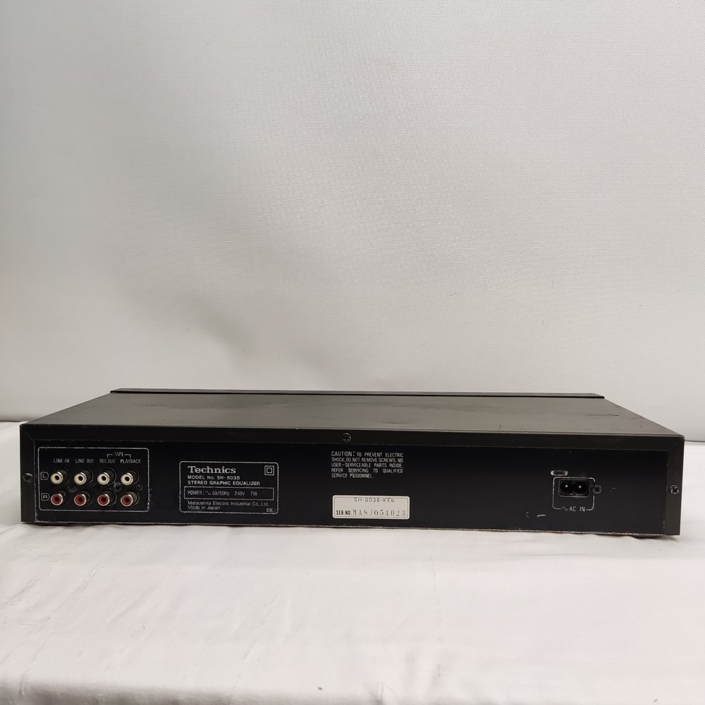 TECHNICS SH-8038 STEREO GRAPHICS EQUALIZER SPARE & REPAIR