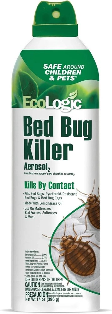 Ecologic Bed Bug Killer, Kills Bed Bugs & Bed Bug Eggs, Use on Mattresses, Bed F