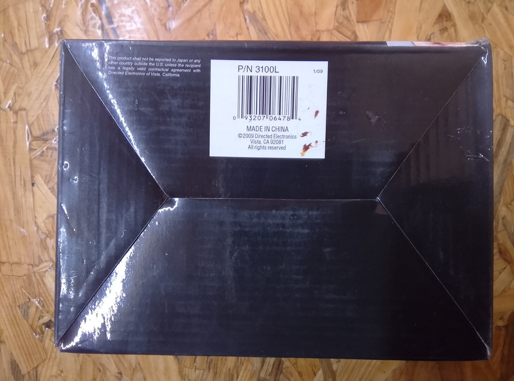 AVITAL 3100L 1-WAY SECURITY SYSTEM 3 button remote start capable