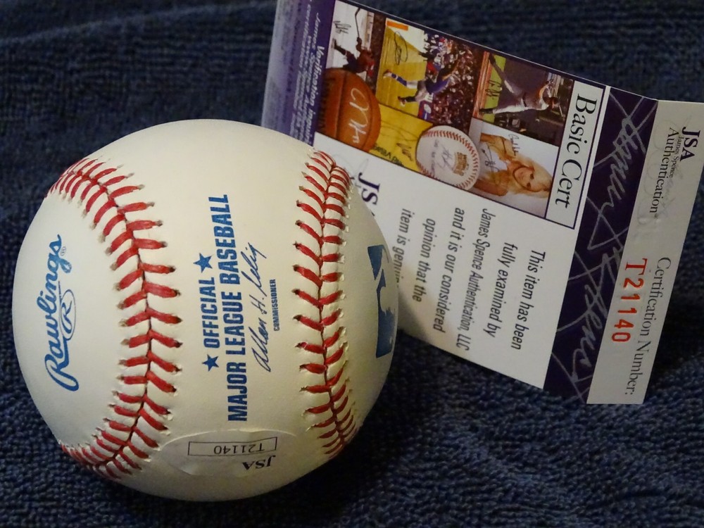 Chris Chambliss autograph baseball JSA 77/78 WSC Yankees