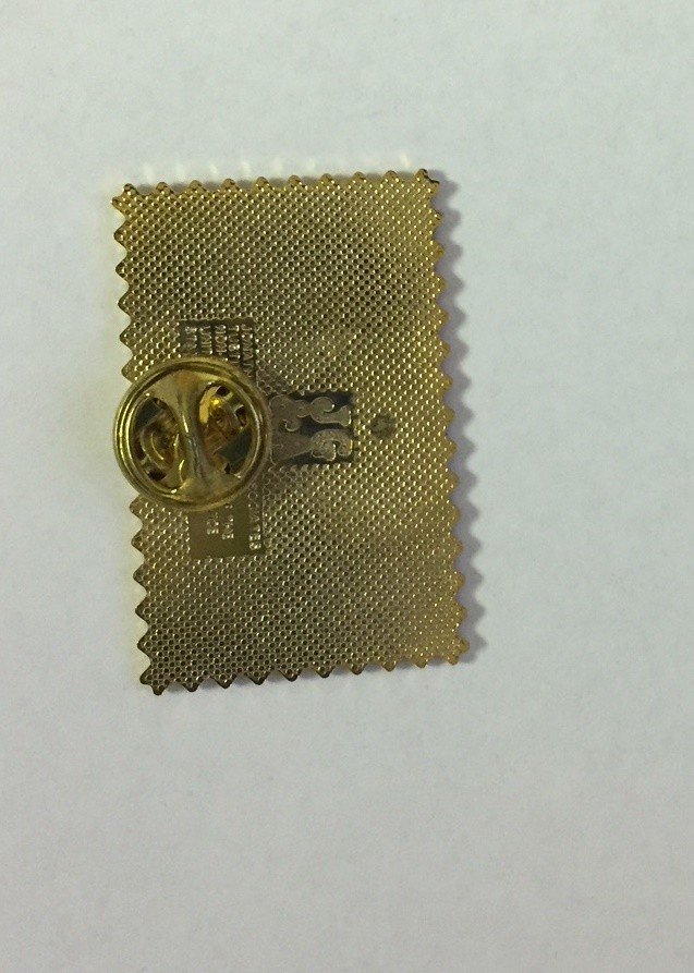 Wyoming 25 Cent Stamp Pin