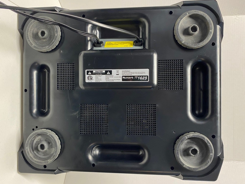 Numark Dj Manual Turntable TT-1625 (tested) See Description.