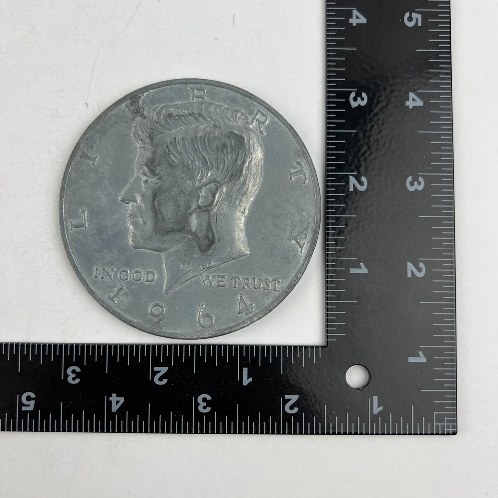 Kennedy Half-Dollar 50 Cent Commemorative Token 3" Size