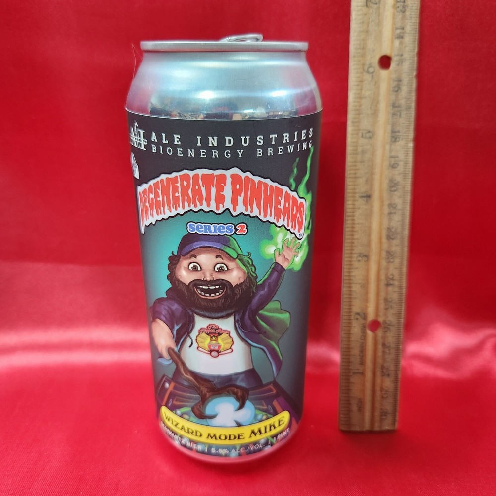 Garbage Pail Kids - Wizard mode MIKE - Empty Ale Beer Can