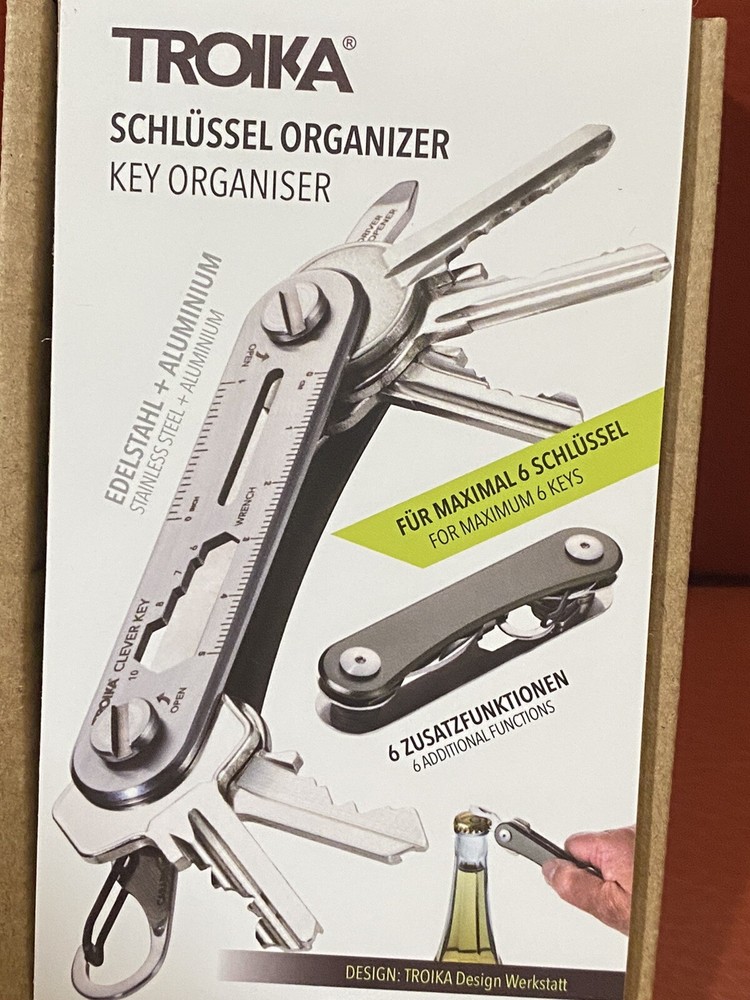Troika - Original Construction- German Engineered High Quality- Key Organizer