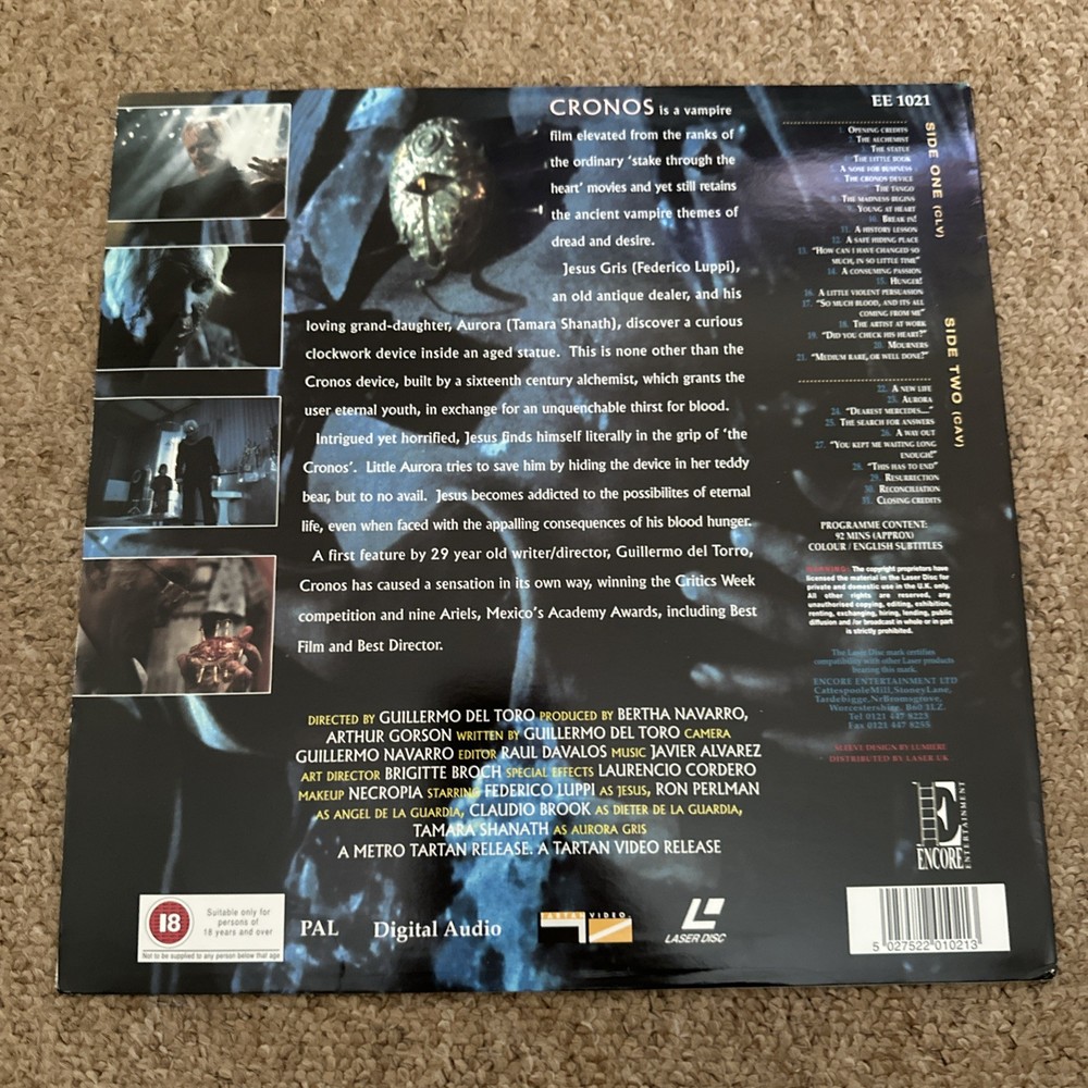 Cronos Laserdisc Rare videodisc BK