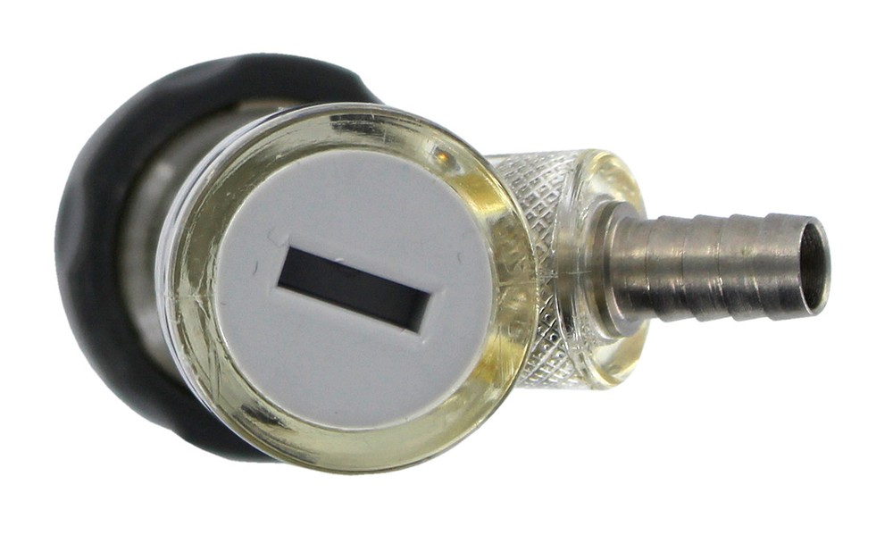 Check Valved Gas Barbed Pin Lock Disconnect