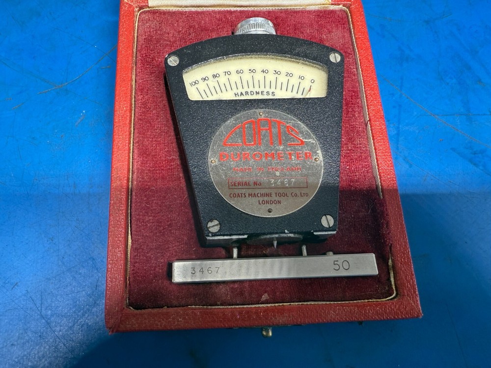 Vintage Coats Machine Tool Co. Ltd Comaco Rubber Hardness Tester
