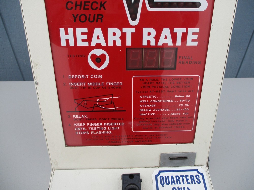 Vintage Compuvend Electronic Heart Machine Arcade Vending Machine