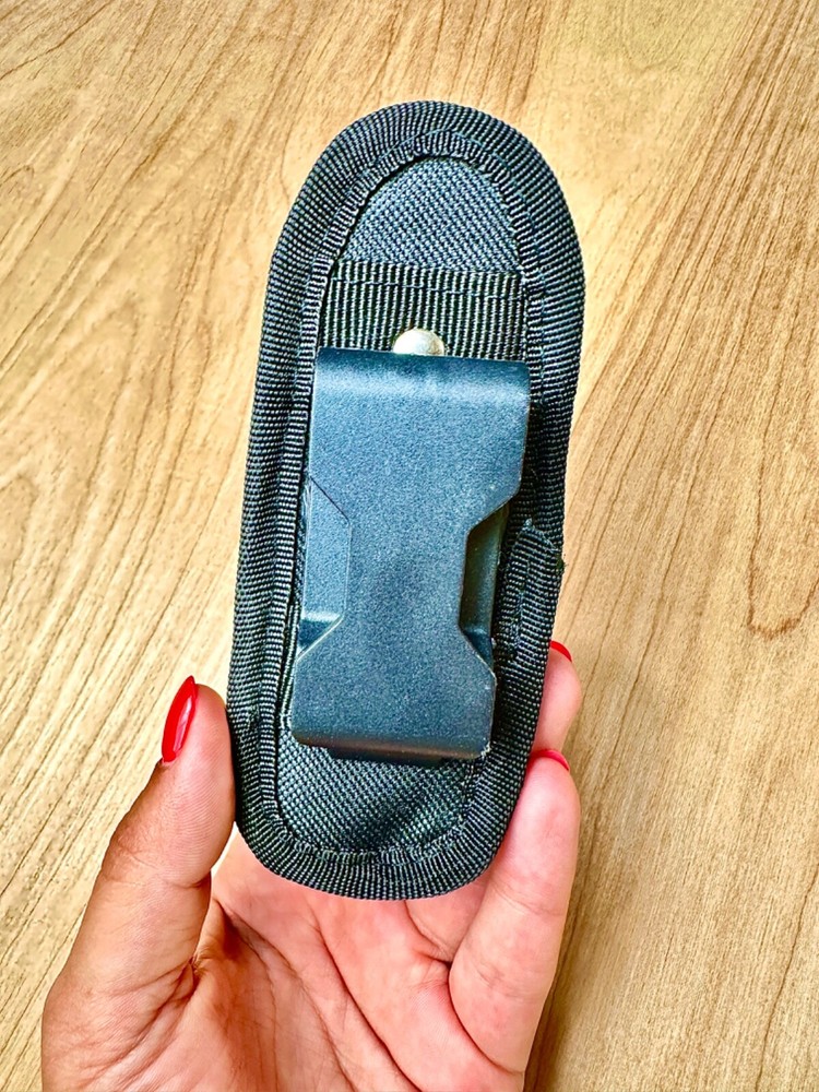 Quick-Access Tactical Flashlight Pouch - Rotatable Oxford Belt Holster
