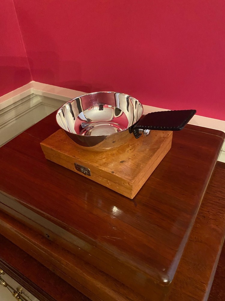 sterling silver wine tasting cup