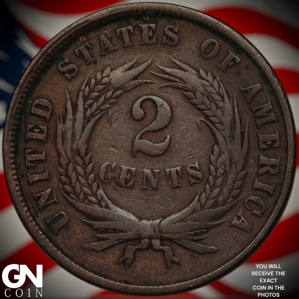 1866 2 Cent Piece A3381