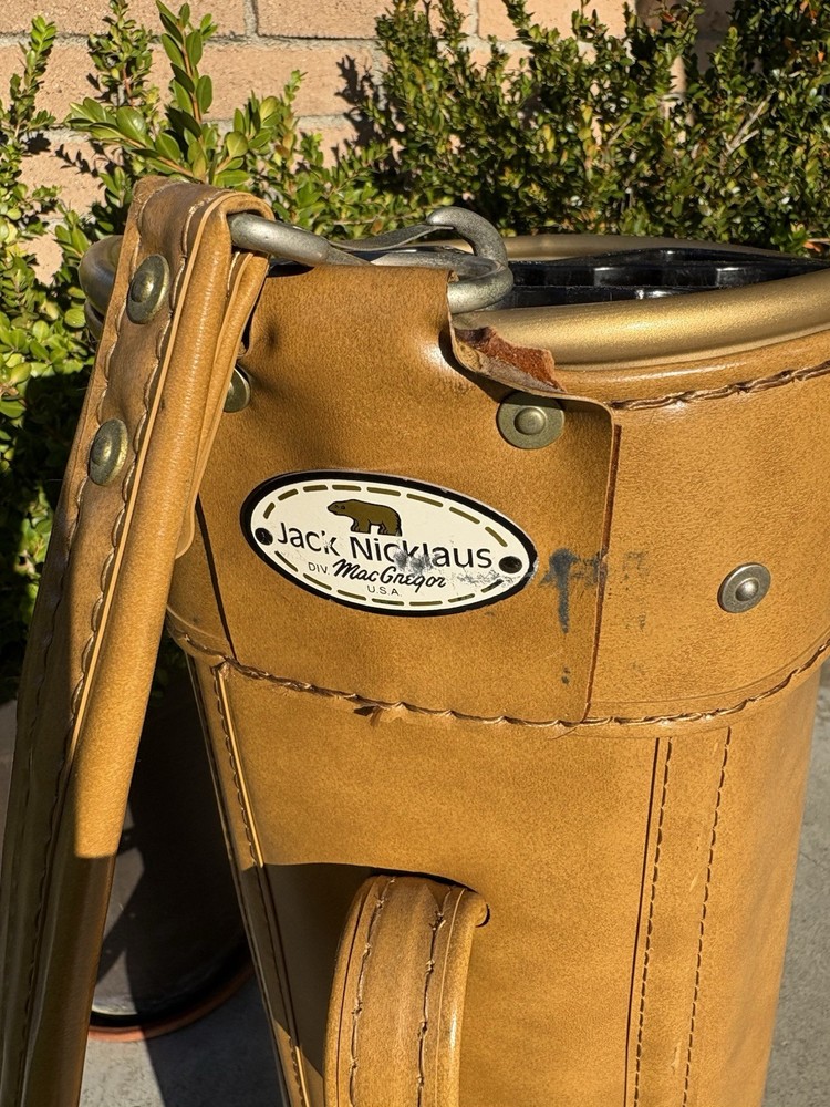 Vintage Mac Gregor Jack Nicklaus Golf Bag