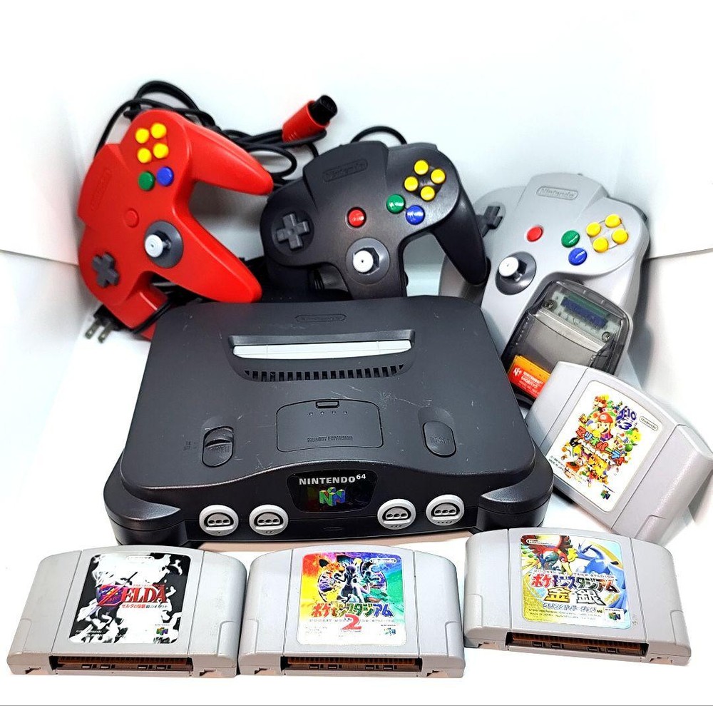 Nintendo 64 console, software, and controller set! Used condition!
