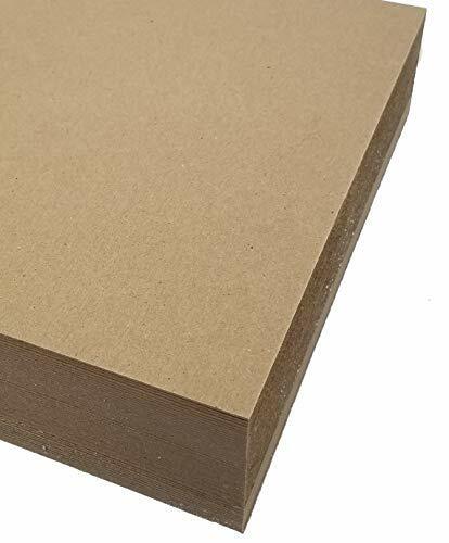200 PCS - 7.5 x 7.5 Kraft Corrugated Chipboard Pads Inserts Sheet 32 ECT