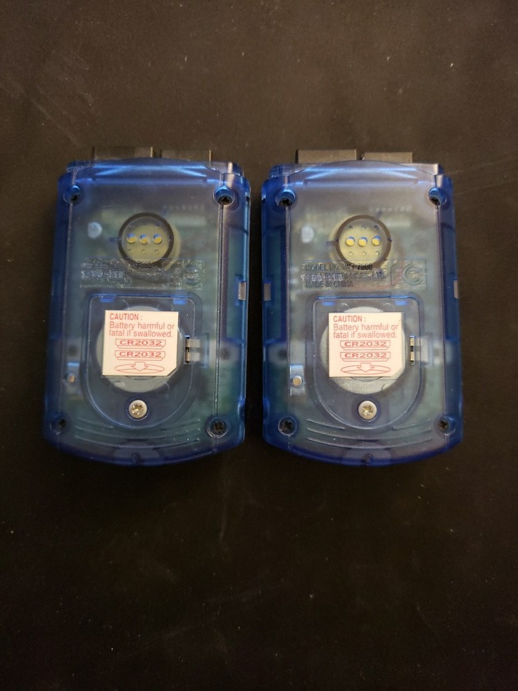 Sega Dreamcast Visual Memory Unit Blue (2 Units) *Tested:Working* HKT-7000