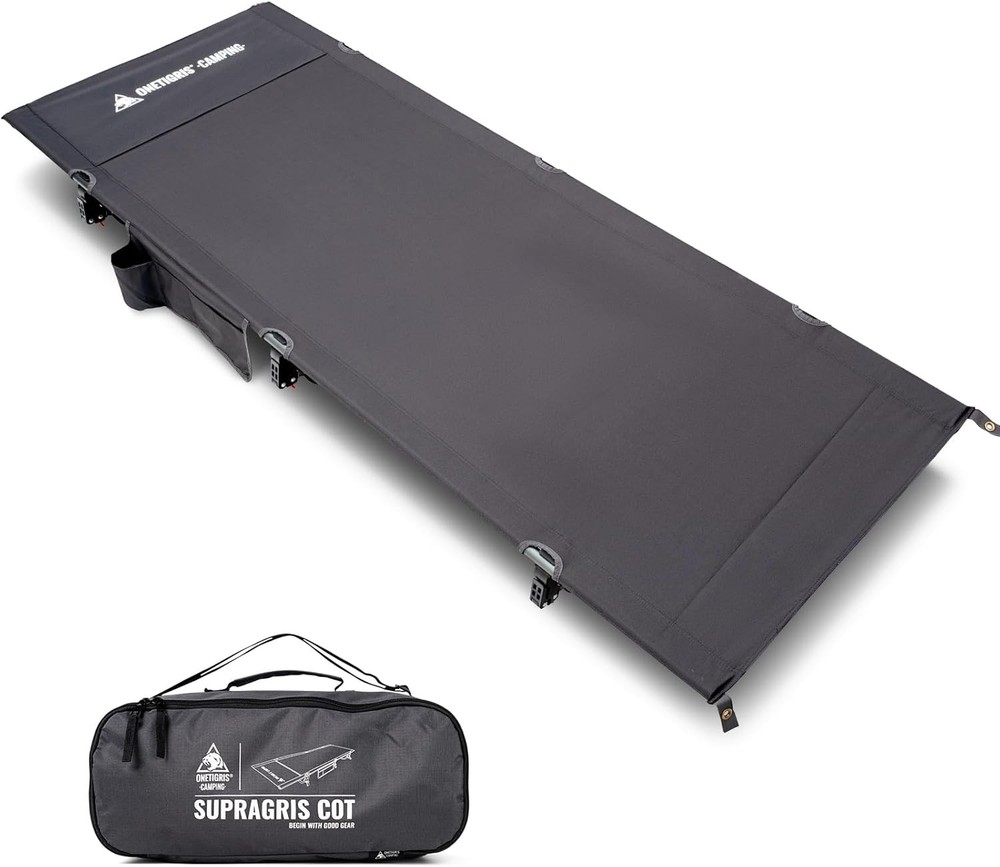 SUPRAGRIS Camping Cot Support Up to 400lbs Lightweight Comfortable Folding Bed