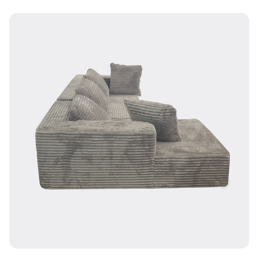 Antique Grey Compress foam couch