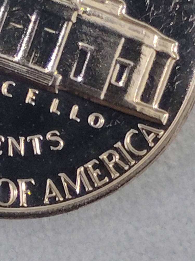 1968 S Proof Jefferson Nickel Full Steps Double Montecello DDO Error