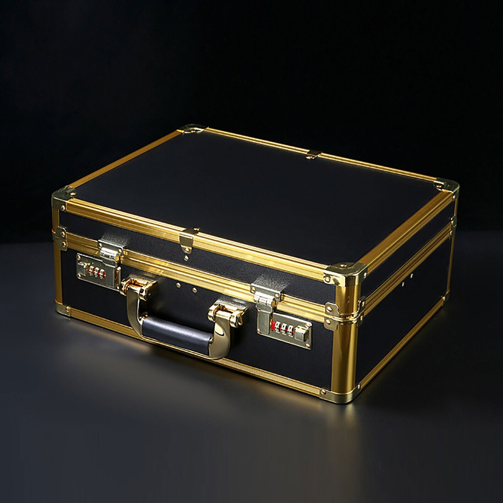 Barber Carrying Case Suitcase Storage Box Clippers Trimmers with Password Lock