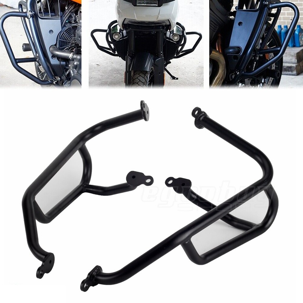 Black Highway Engine Guard Crash Bar Protector For Harley Pan America 1250 21-22